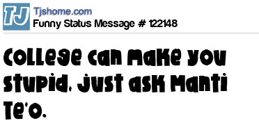 status message box