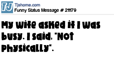 status message box