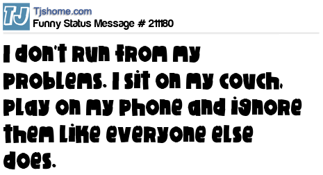 status message box