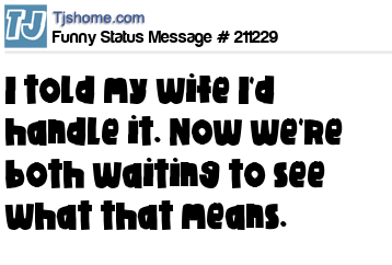 status message box