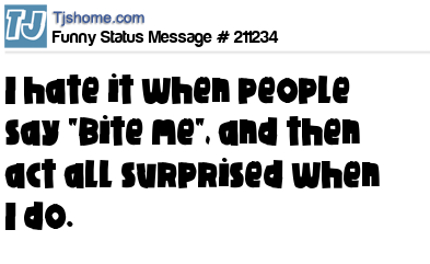 status message box