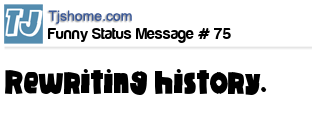 status message box
