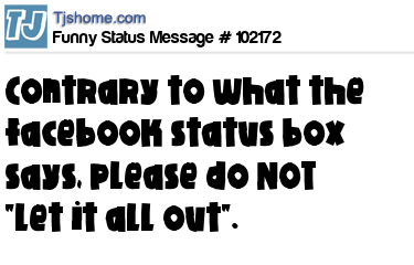 status message box