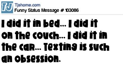 status message box