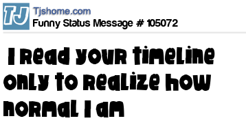 status message box