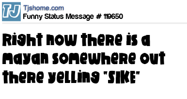 status message box