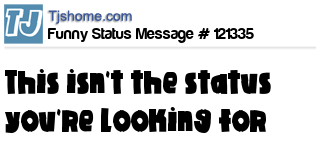 status message box