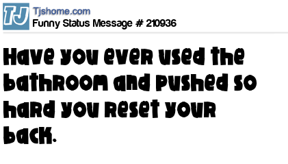 status message box
