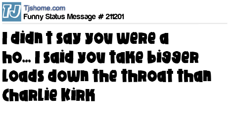 status message box