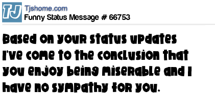 status message box