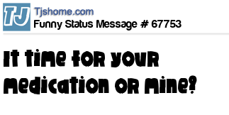 status message box