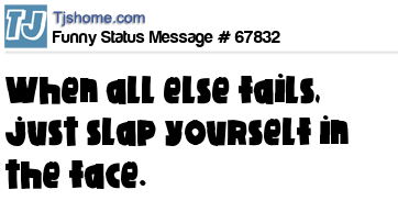 status message box
