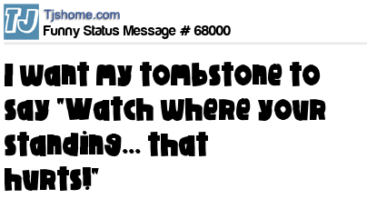 status message box