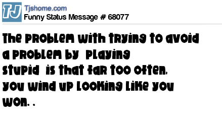 status message box