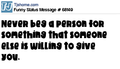 status message box