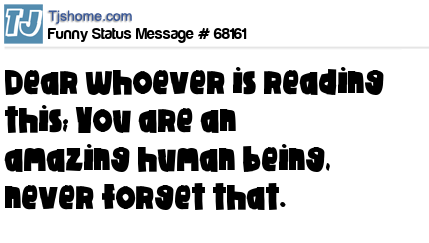 status message box