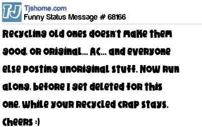 status message box