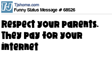 status message box
