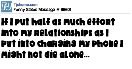 status message box