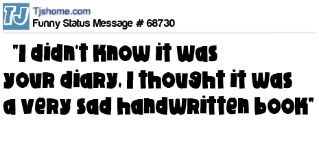 status message box
