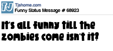 status message box