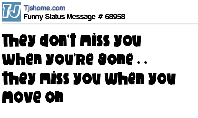 status message box