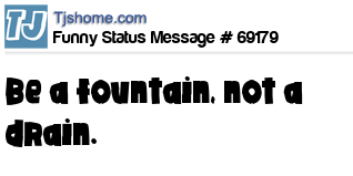 status message box