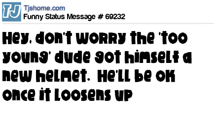 status message box