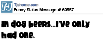 status message box