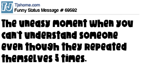 status message box