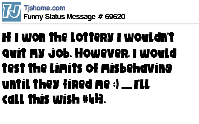 status message box
