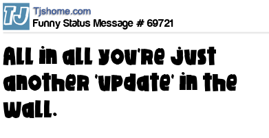 status message box