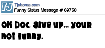 status message box