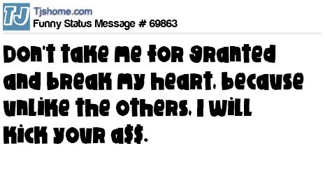 status message box