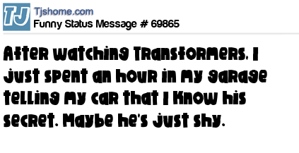 status message box