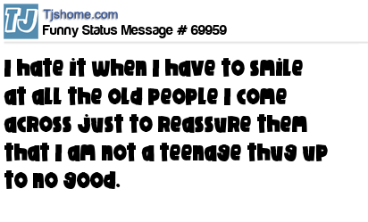 status message box