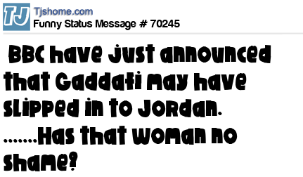status message box