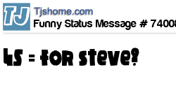 status message box