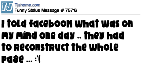 status message box