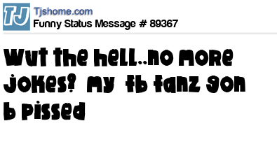 status message box