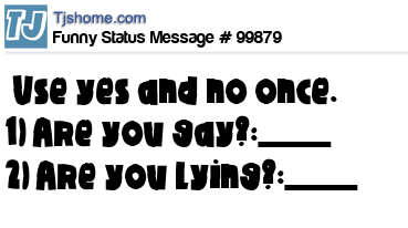 status message box