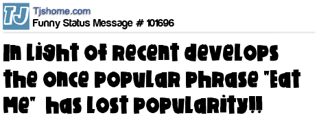 status message box