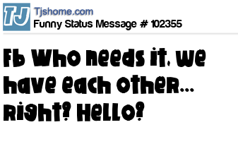 status message box