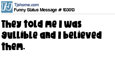 status message box