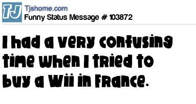 status message box