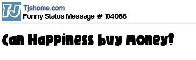 status message box