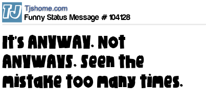 status message box