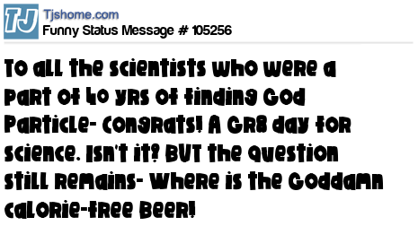 status message box