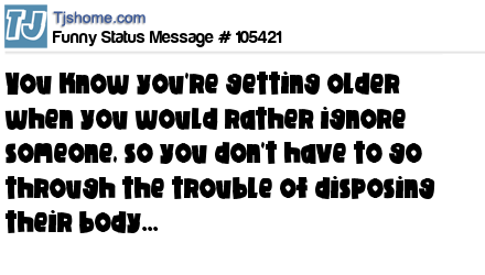 status message box