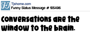 status message box